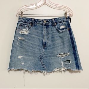 Abercrombie Zoe Natural Waist Vintage A Line Skirt 29/8